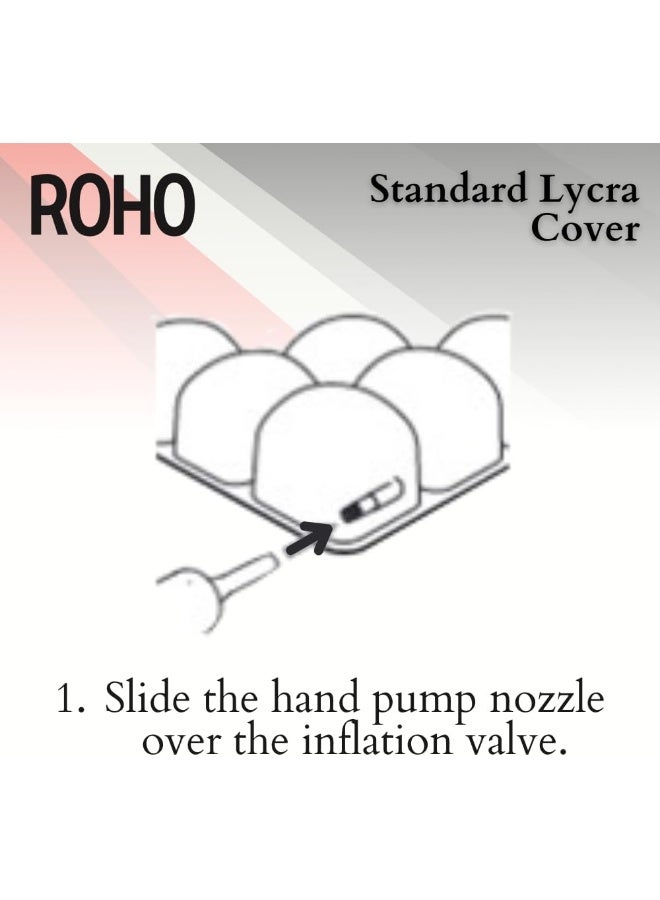 Roho Mosaic Wheelchair Seat Cushion 18" x 16" - Image 4